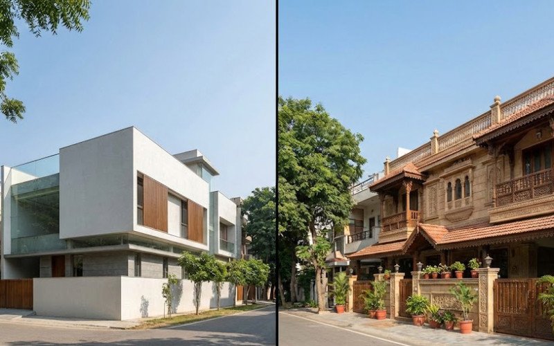 Minimalist Architecture vs Traditional Indian Home Design